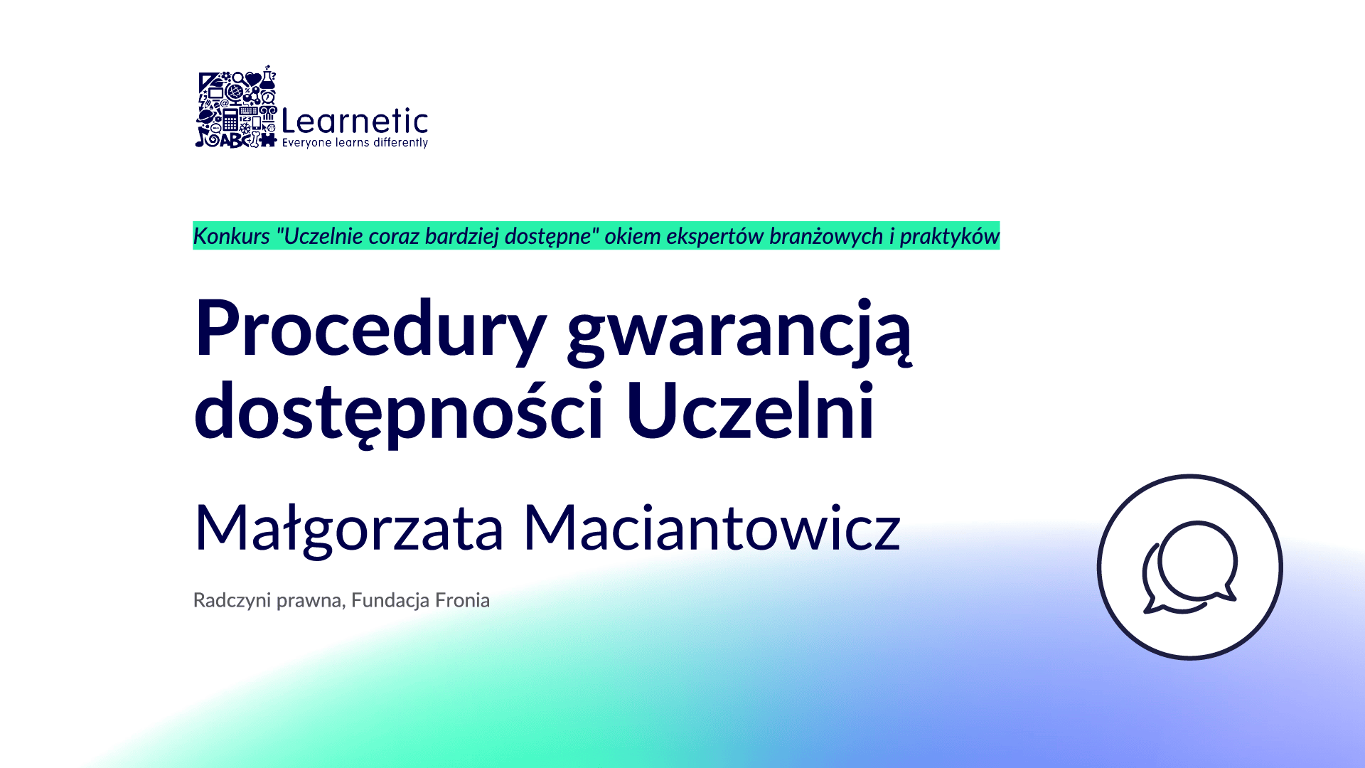 uczelnie coraz bardziej dostępne małgorzata maciantowicz
