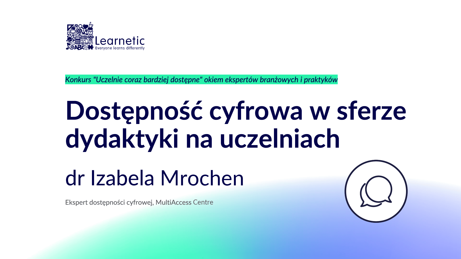 uczelnie coraz bardziej dostępne dr izabela mrochen